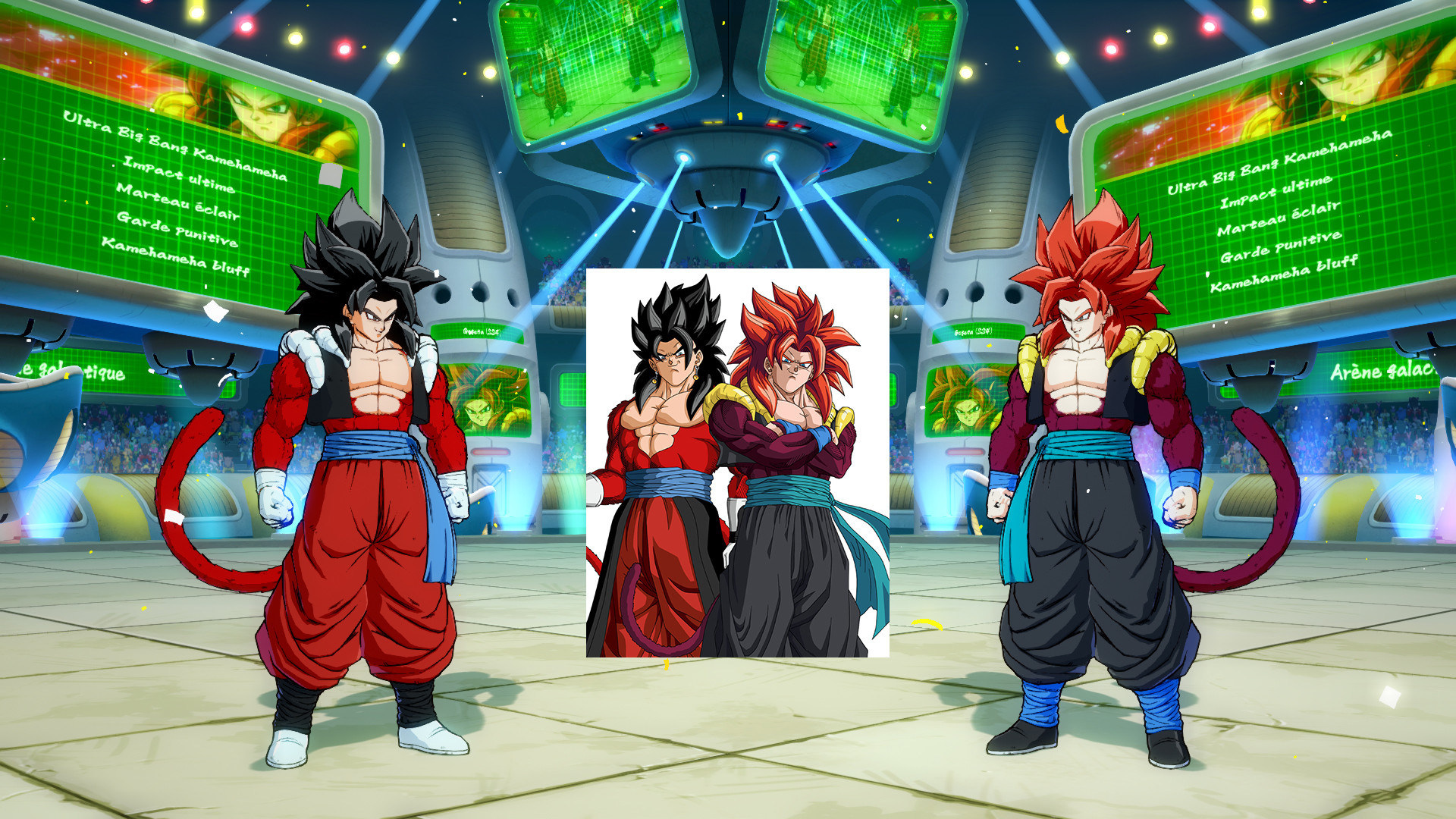 SSJ4 gogeta colors and avatars : r/dbfz