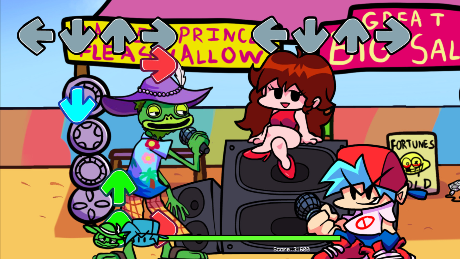 The Spriters Resource - Full Sheet View - PaRappa the Rapper - Master  Prince Fleaswallow (Full Tank)