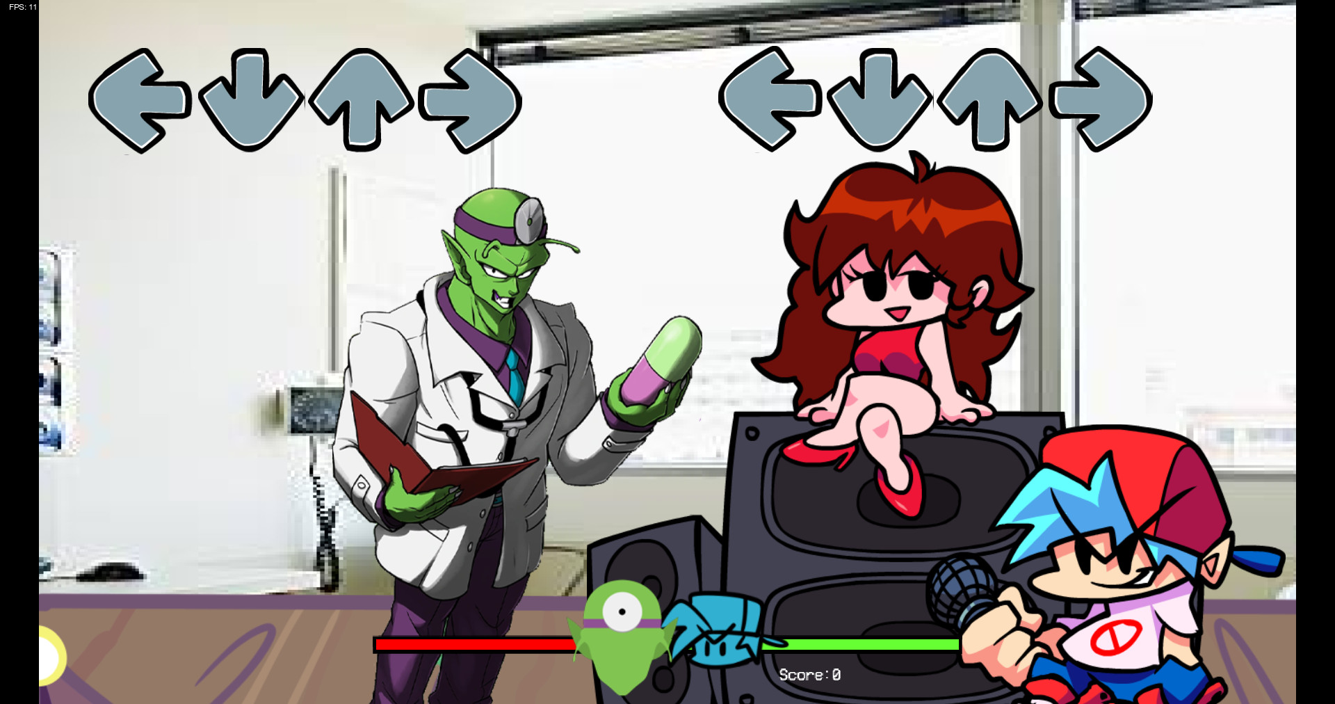 Dr. Piccolo from the KFAD Tournament Mod [Friday Night Funkin'] [Mods]