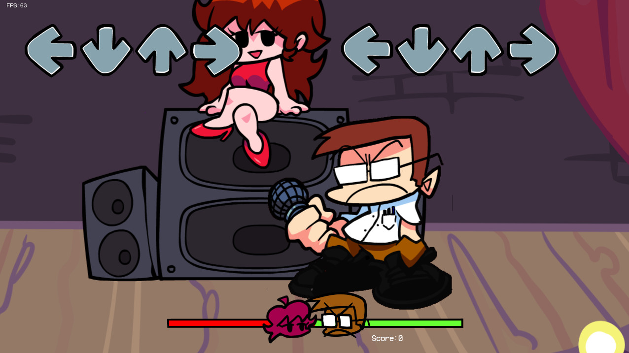 The Angry Video Game Nerd over Boyfriend [Friday Night Funkin'] [Mods]