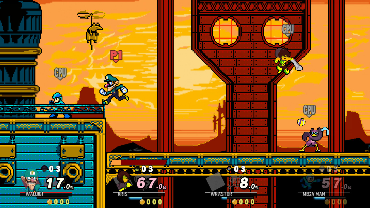 Shovel Knight Flying Machine (9.3/CMC+) [Super Smash Bros. Crusade