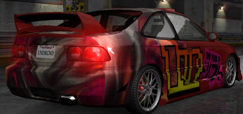 Custom Color Vynil Domo Up For Honda Civic Need For Speed Underground Mods