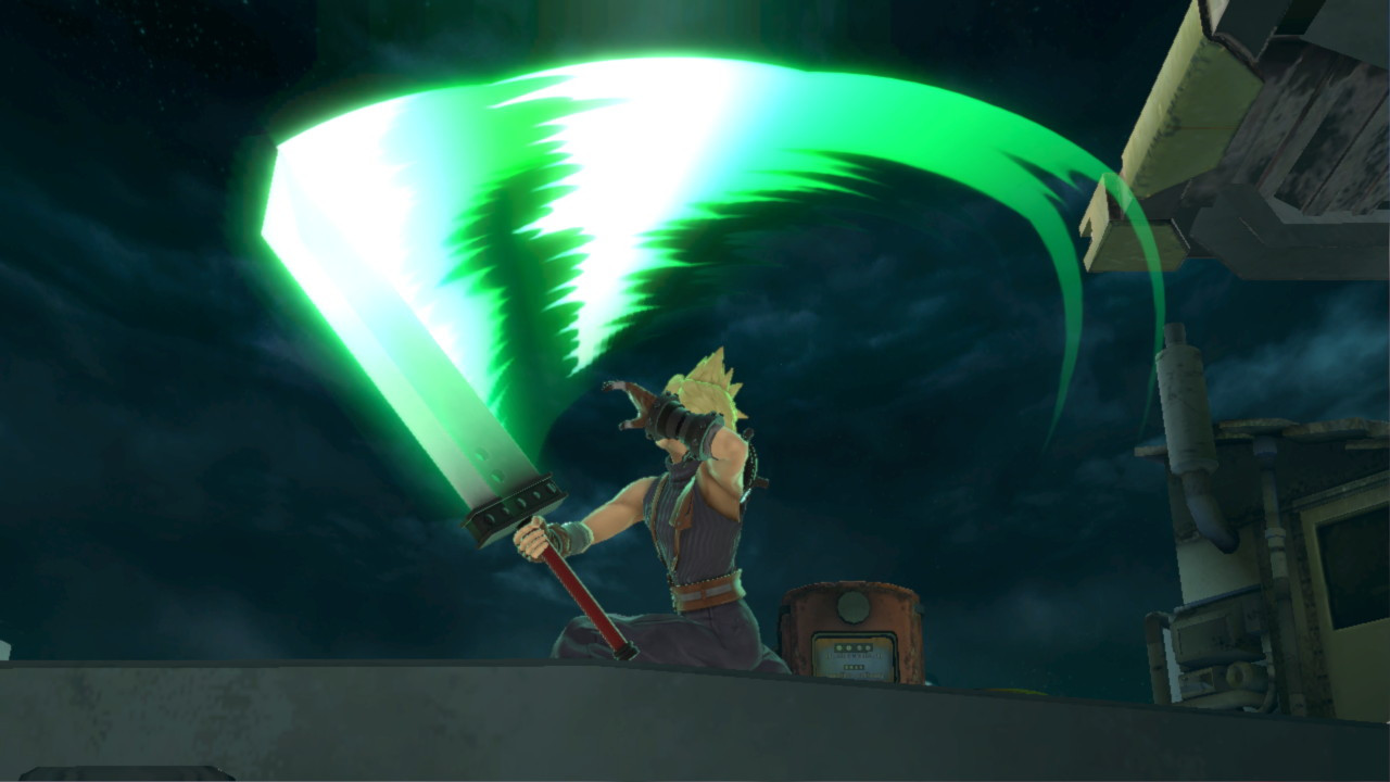 Cloud UpTilt Extended [Super Smash Bros. Ultimate] [Mods]