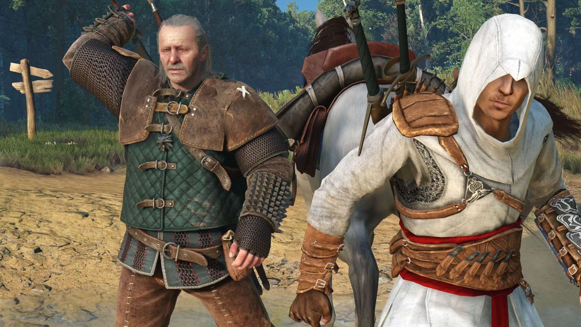 The Witcher 3 Assassins Creed Altair Mod [The Witcher 3] [Mods]