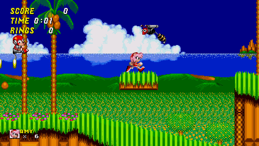 Amy Rose in Sonic the Hedgehog 2 - Sonic Retro