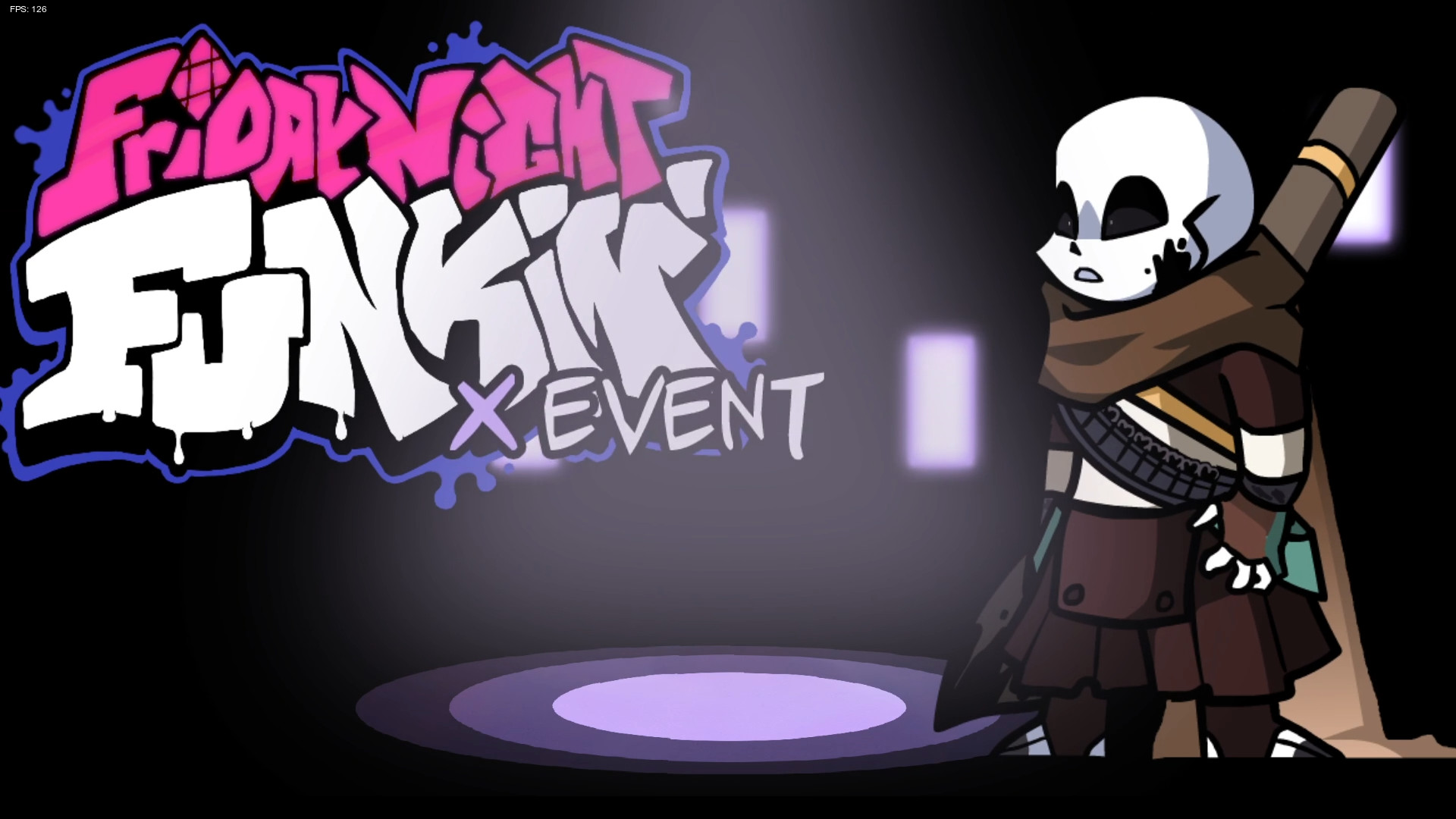 The X Event Full Week Out Vs X Gaster Friday Night Funkin Mods - ink sans image id roblox