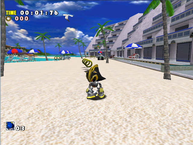 Sonic Adventure PS3 Metal Sonic Gameplay 