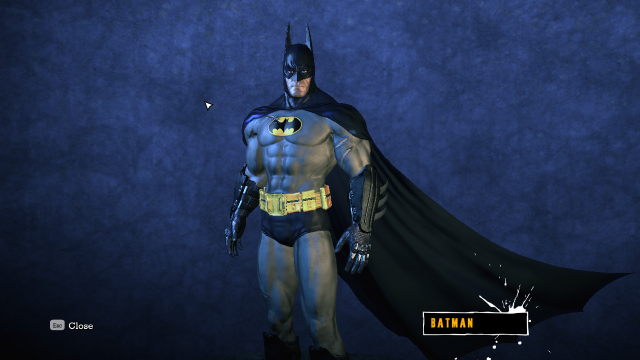 Animated Batman Begins skin mod for Arkham City by