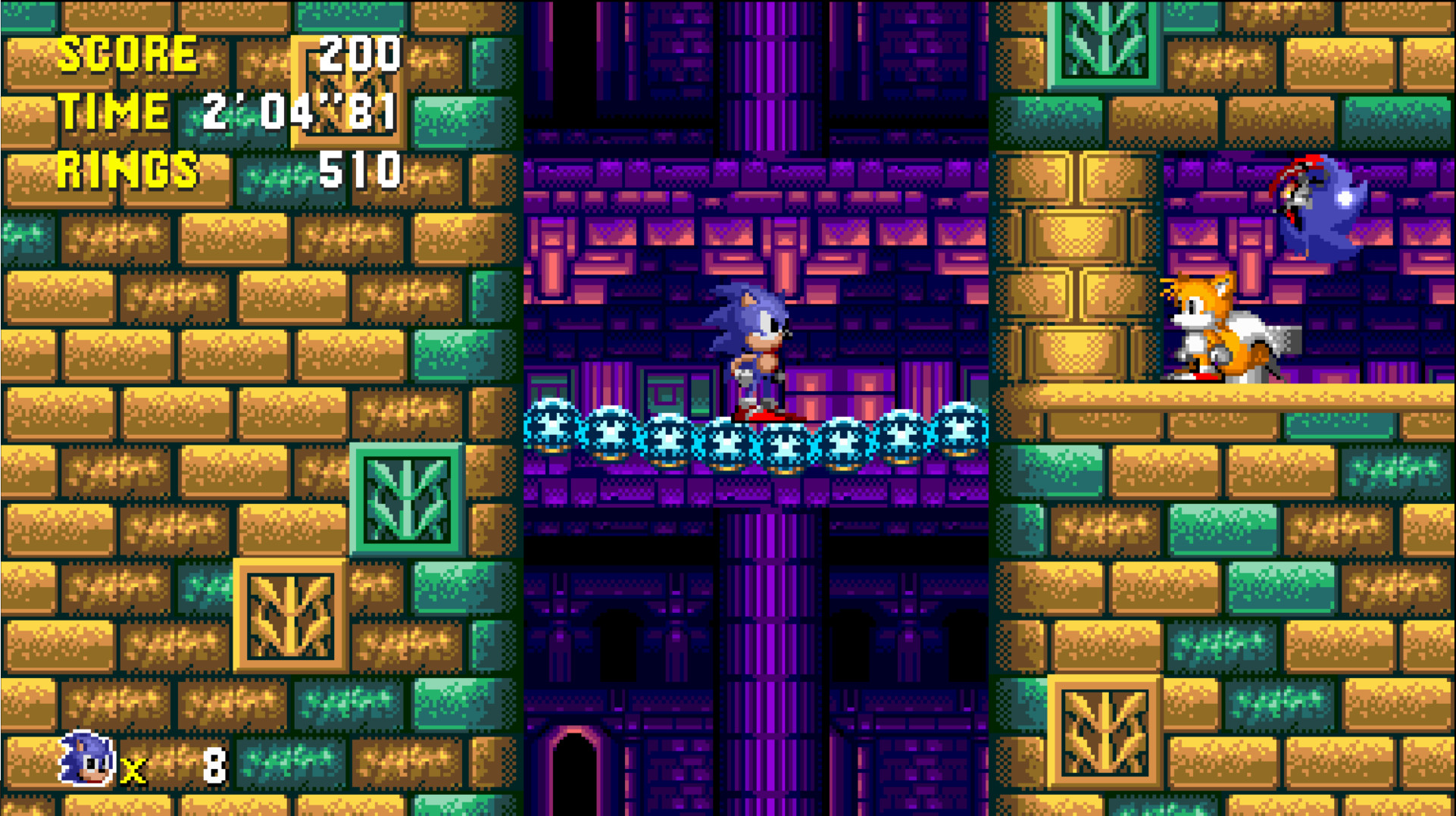 You can fight Metal Sonic and Sonic in Sonic 3 air [Sonic 3 A.I.R.