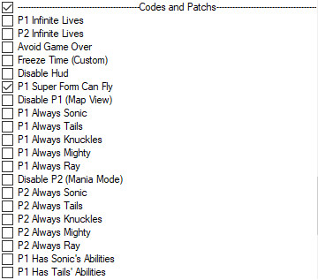 Sonic Mania, A Gamer's Cheat Codes Wiki