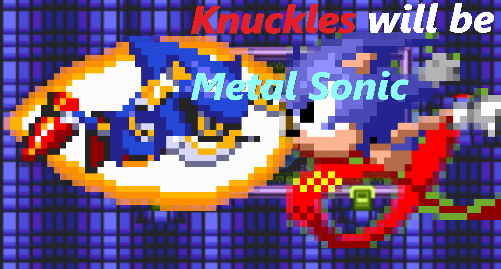 Knuckles VS Metal Sonic 