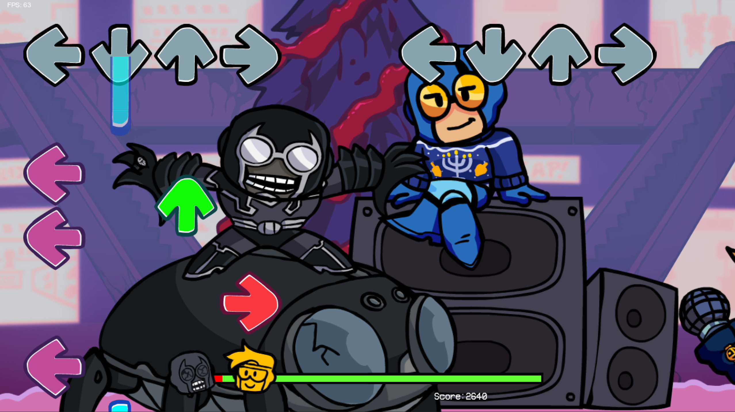 FNF BLUE + GOLD (DC comics skin pack) Mod for Friday Night Funkin ...