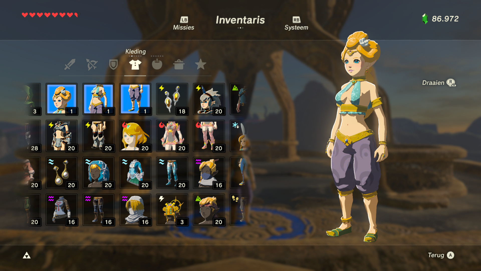 Icons For Gerudo Vai Linkle The Legend Of Zelda Breath Of The Wild Wiiu Mods 9749