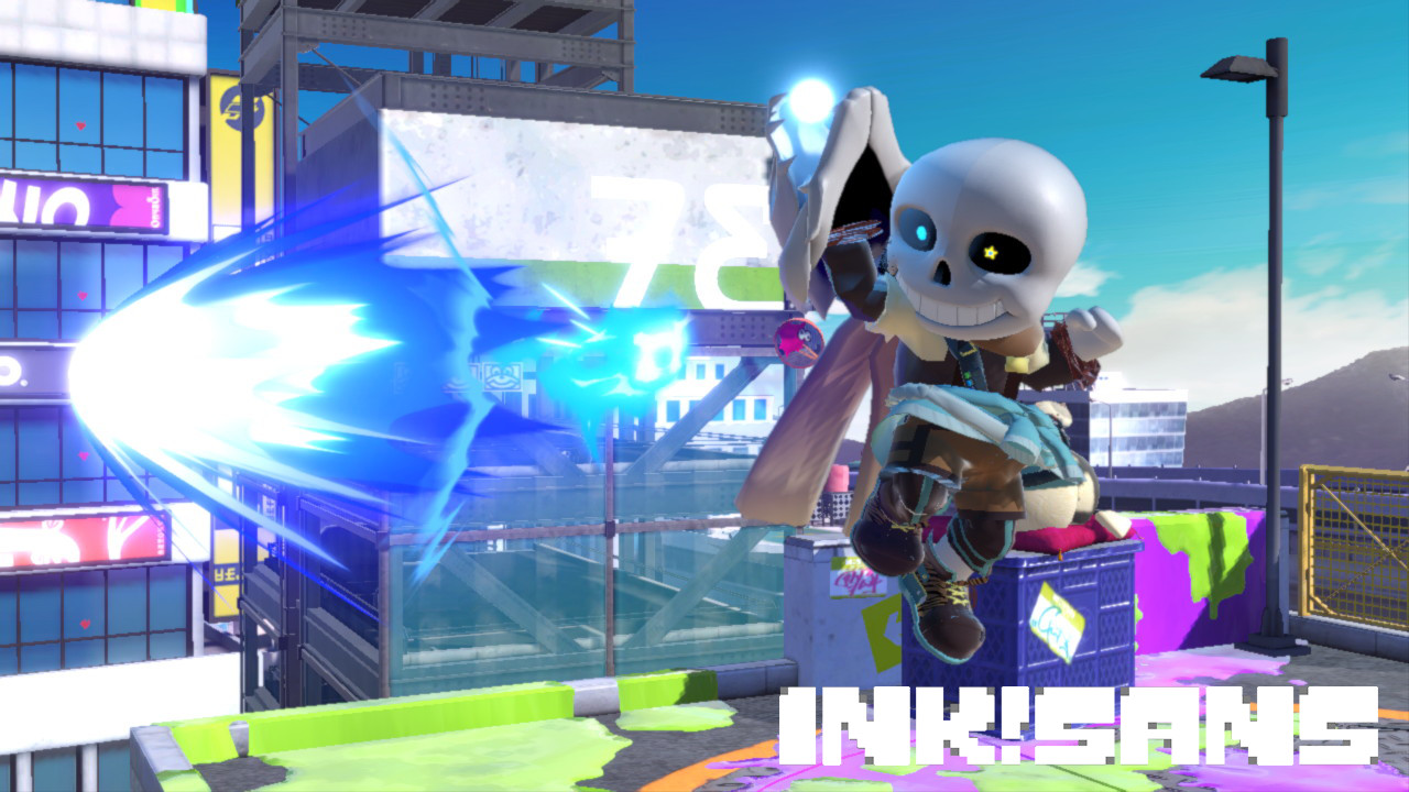 Ink Sans Super Smash Bros Ultimate Mods