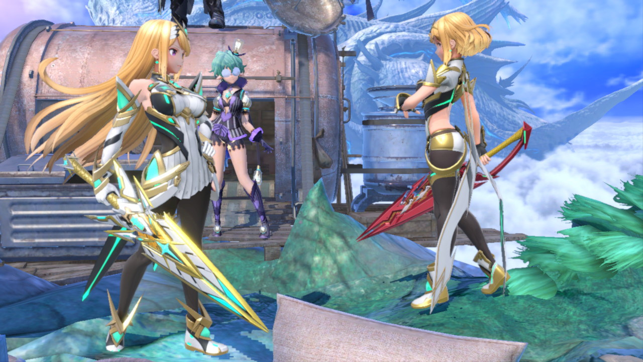 Blonde Pyra & Mythra [Super Smash Bros. Ultimate] [Mods]