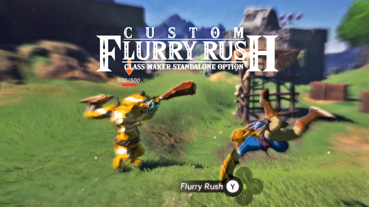 Custom Flurry Rush The Legend Of Zelda Breath Of The Wild Wiiu Mods