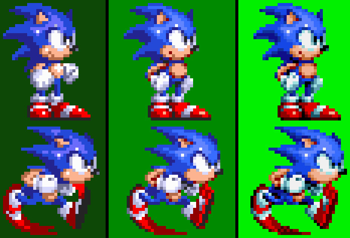 A little Sonic Mania inspired Sonic 3 sprite i made on my spare