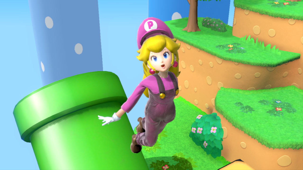 Princess Peach Overalls