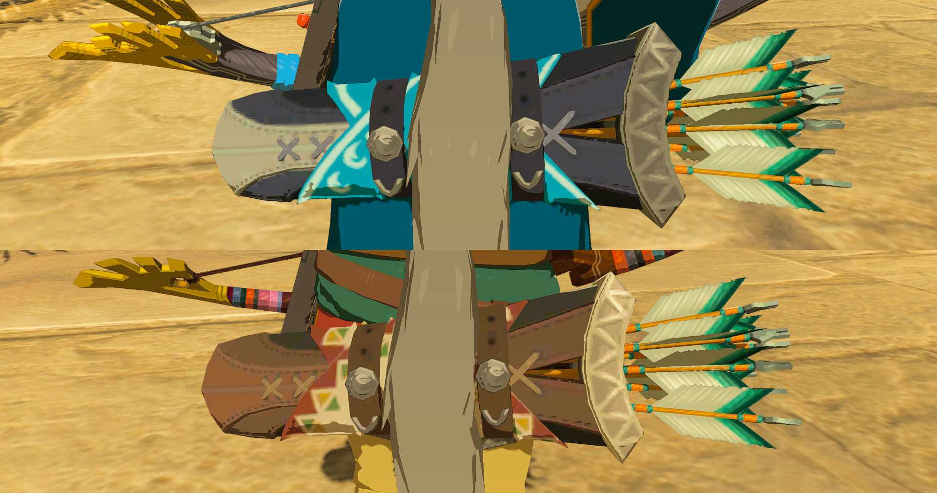 Unique Quivers [The Legend of Zelda Breath of the Wild (WiiU)] [Mods]