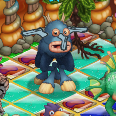 Boskus with Guns Mod for My Singing Monsters | MSM Mods
