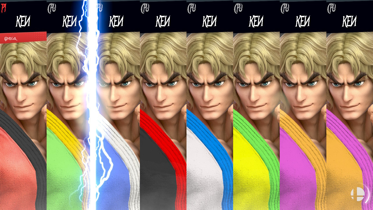 Ken Omega Recolors Super Smash Bros. Ultimate Mods