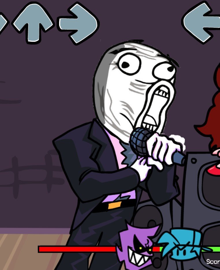 Daddy Troll Face. Mod for Friday Night Funkin' | FNF Mods