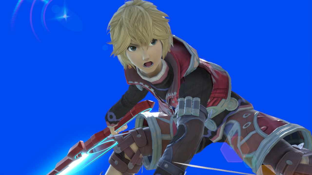 Smash 4 Shulk Face And Hair [Super Smash Bros. Ultimate] [Mods]