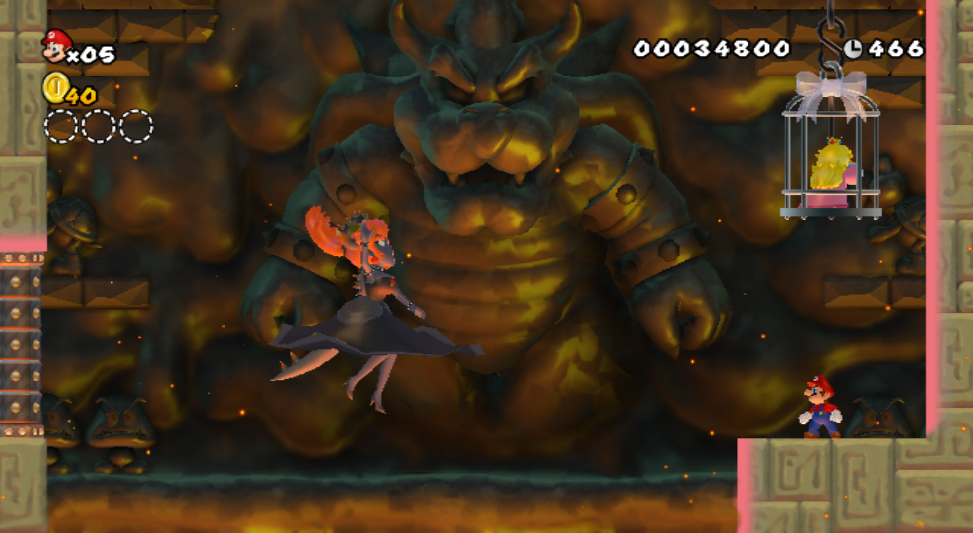 Recrean a Bowsette como un jefe de New Super Mario Bros Wii - La