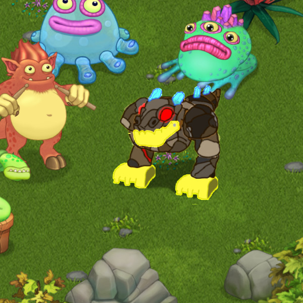 How to draw a T-Rox from My Singing Monsters step by step 