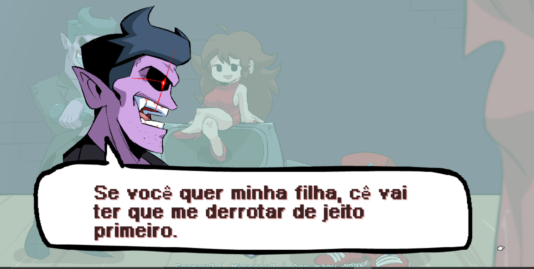 Não é meme eu só estou divulgando o mod de fnf do meu amigo, é só