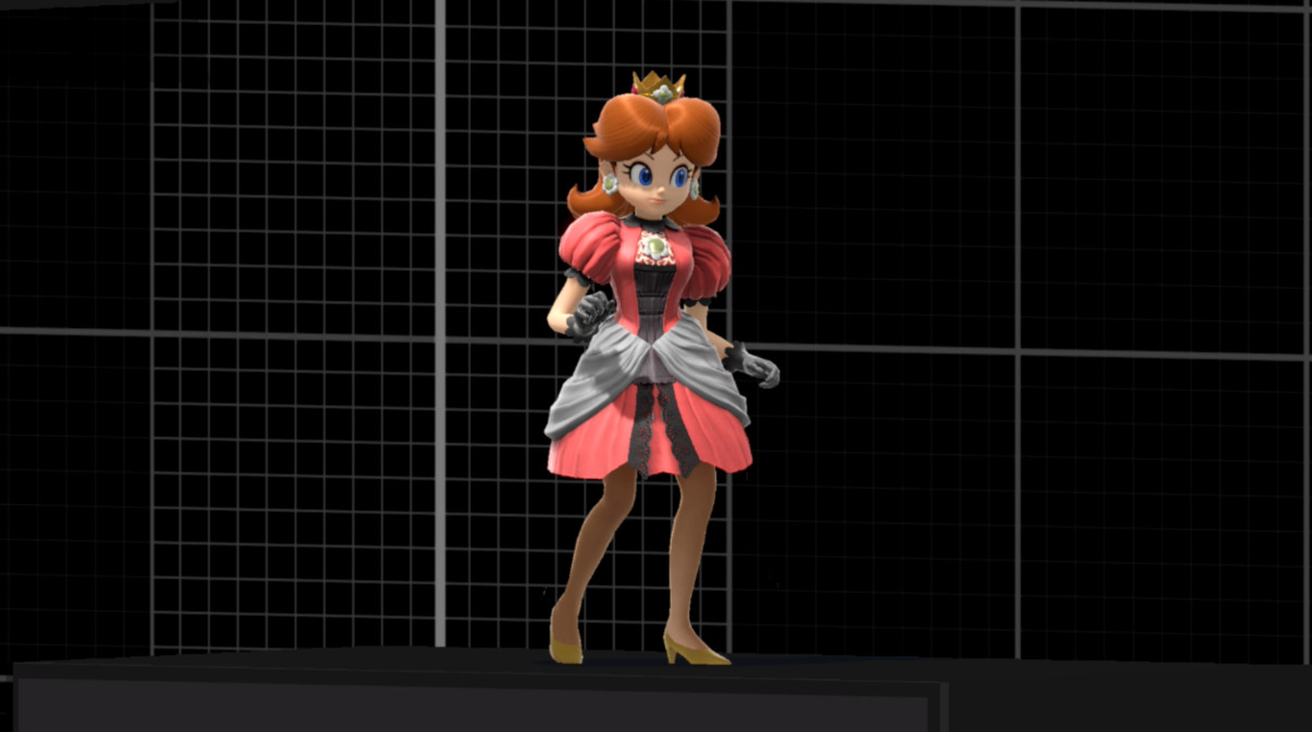 Short Dress Daisy (8.0.0 bug) Mod for Super Smash Bros. Ultimate | SSBU Mods