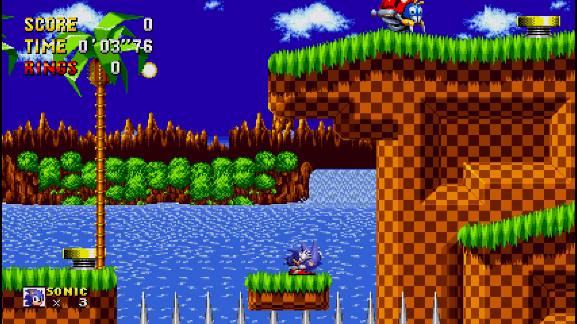 Sonic Mania Armless Sonic + More Green Hill 