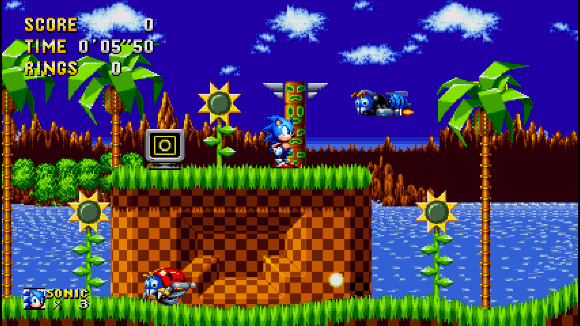 sonic 1 forever隐藏关green hill zone