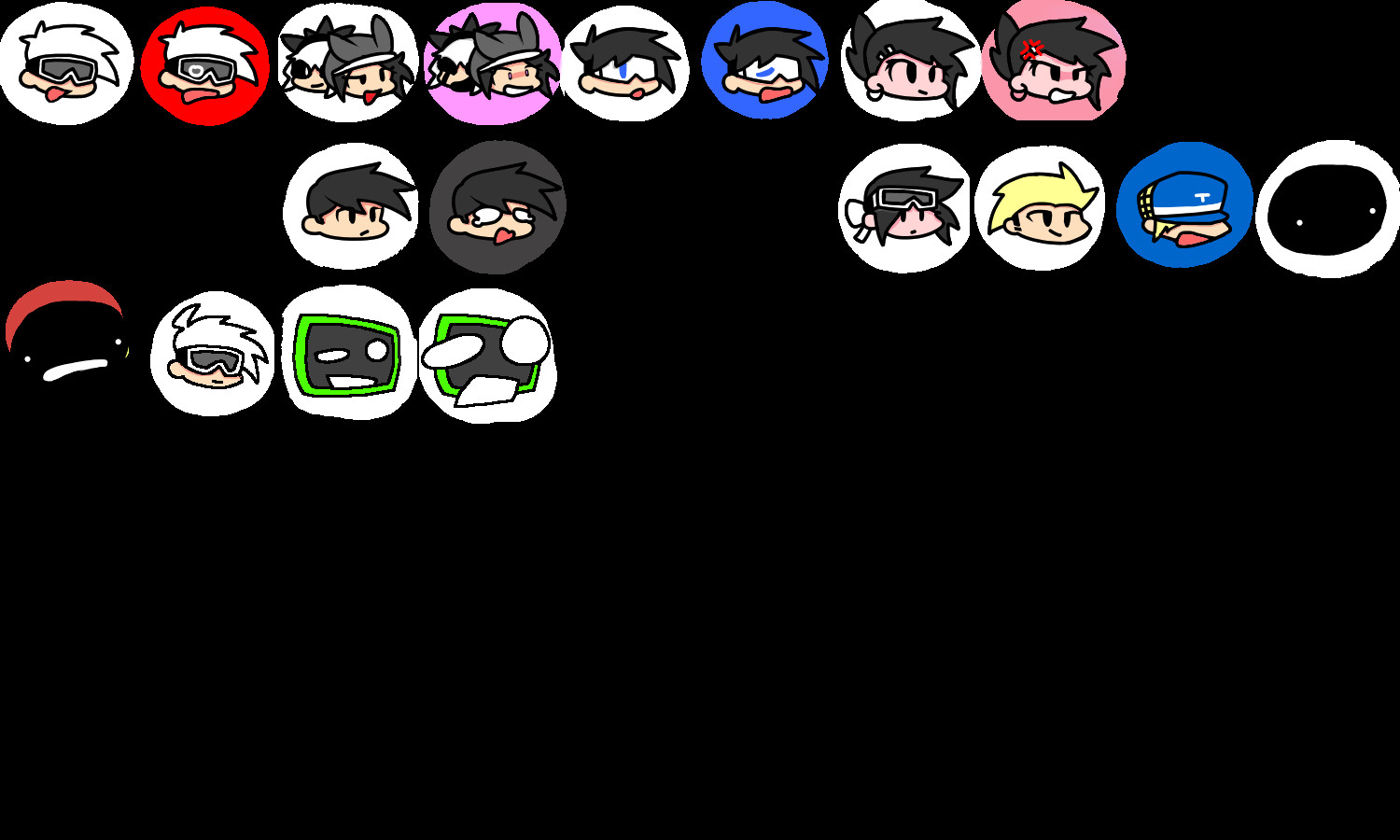 All Friday Night Funkin' Mods Icons by YosefYTLetsArtingR34 on