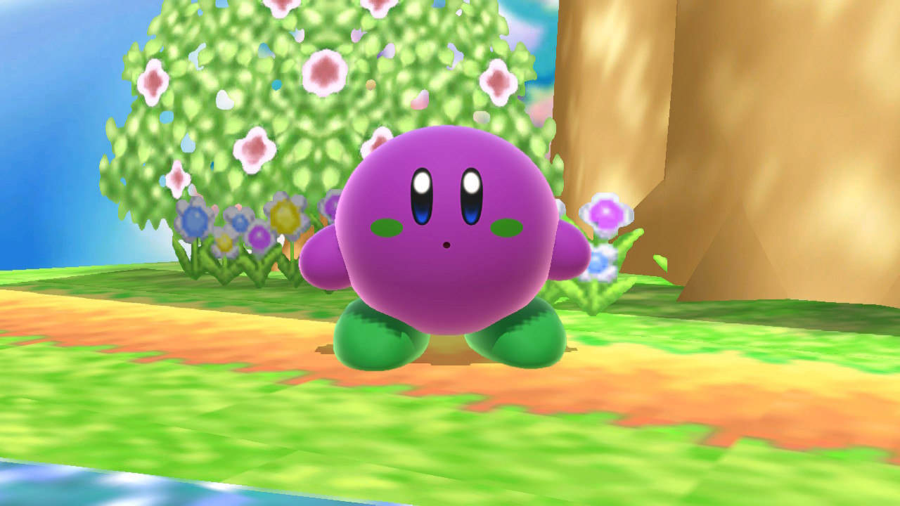 Purple and Green Kirby [Super Smash Bros. Ultimate] [Mods]