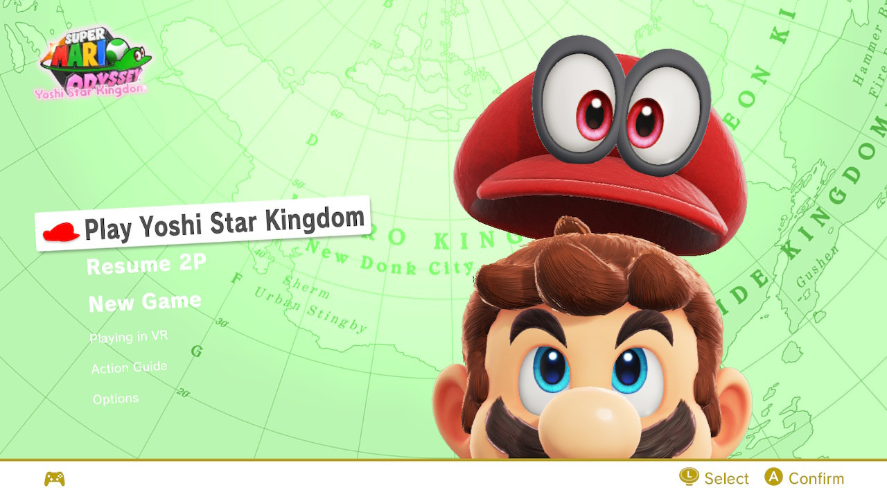 Yoshi Star Kingdom [Super Mario Odyssey] [Mods]