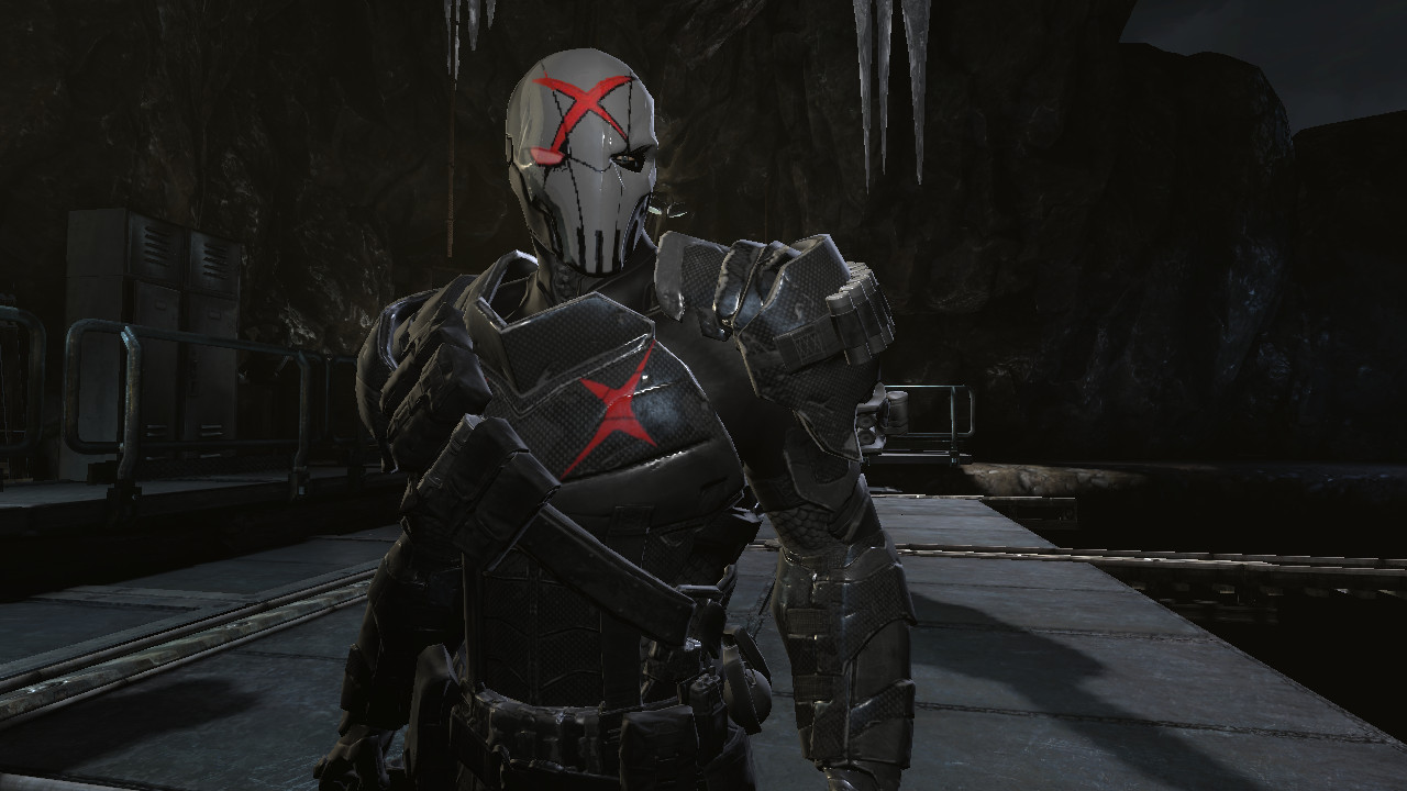 Red Lantern skin mod for Batman Arkham City by thebatmanhimself on