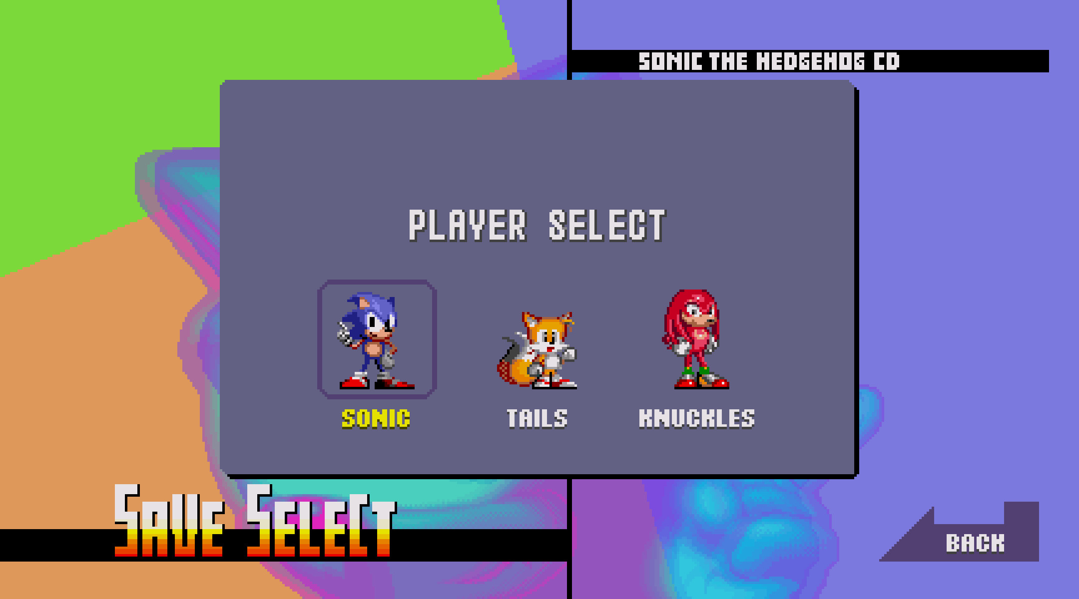 Tweaked Tails Signpost CD+ Mod for Sonic CD (2011) | SCD Mods