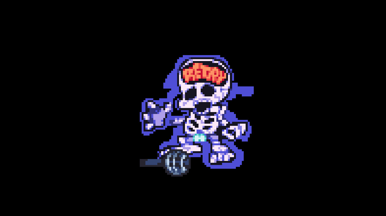 Death Sprite With Hair [Friday Night Funkin'] [Mods]