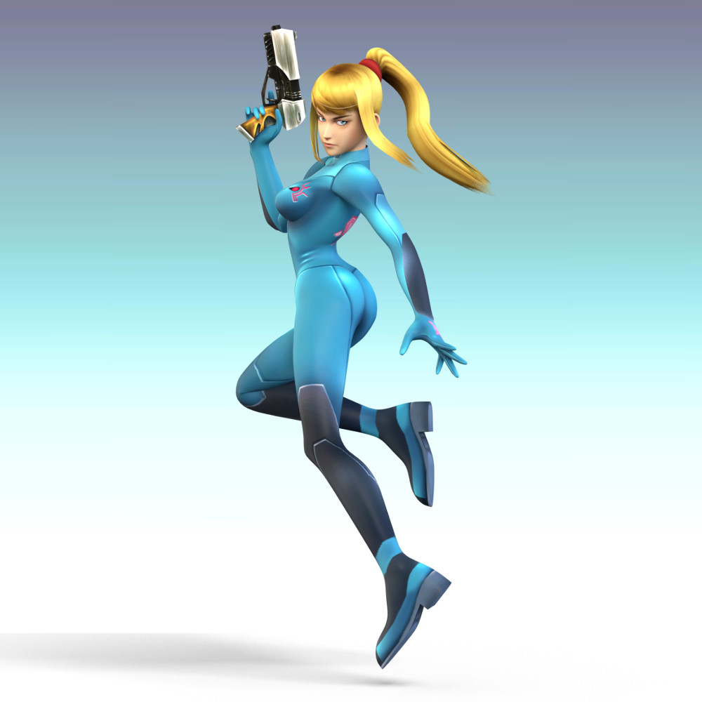 Zero Suit Samus Brawl Pose CSProject [Super Smash Bros. Brawl] [Mods]