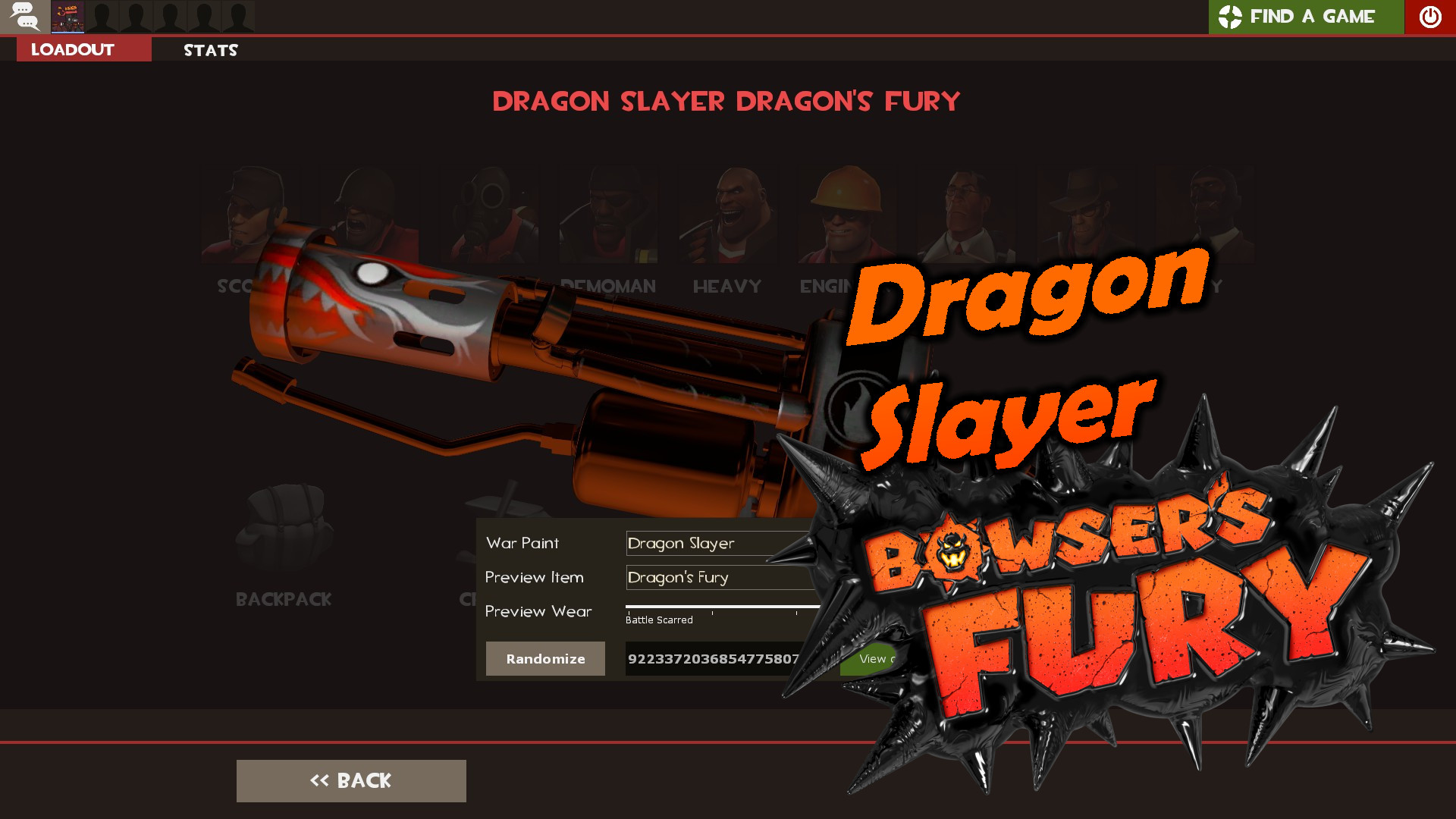 Bowser Slayer Dragon's Fury [Team Fortress 2] [Mods]