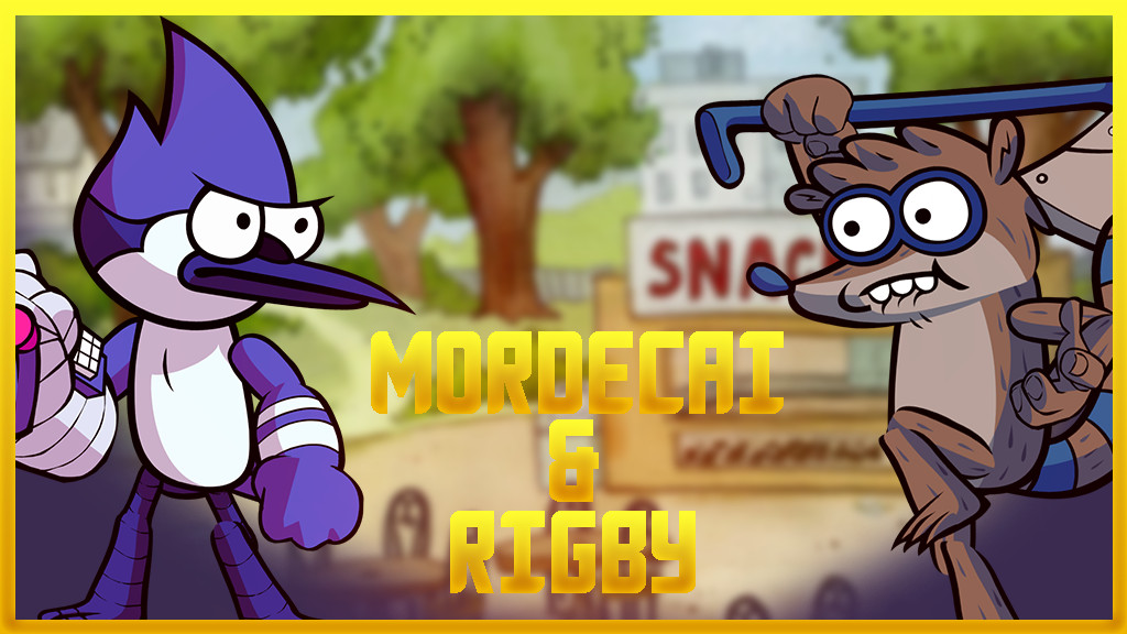 regular show mordecai and rigby cover photo