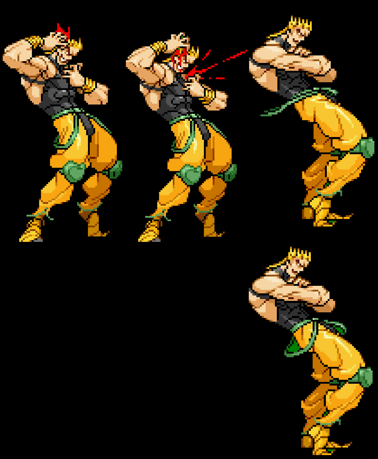 Dio Brando Sprite Sheet png