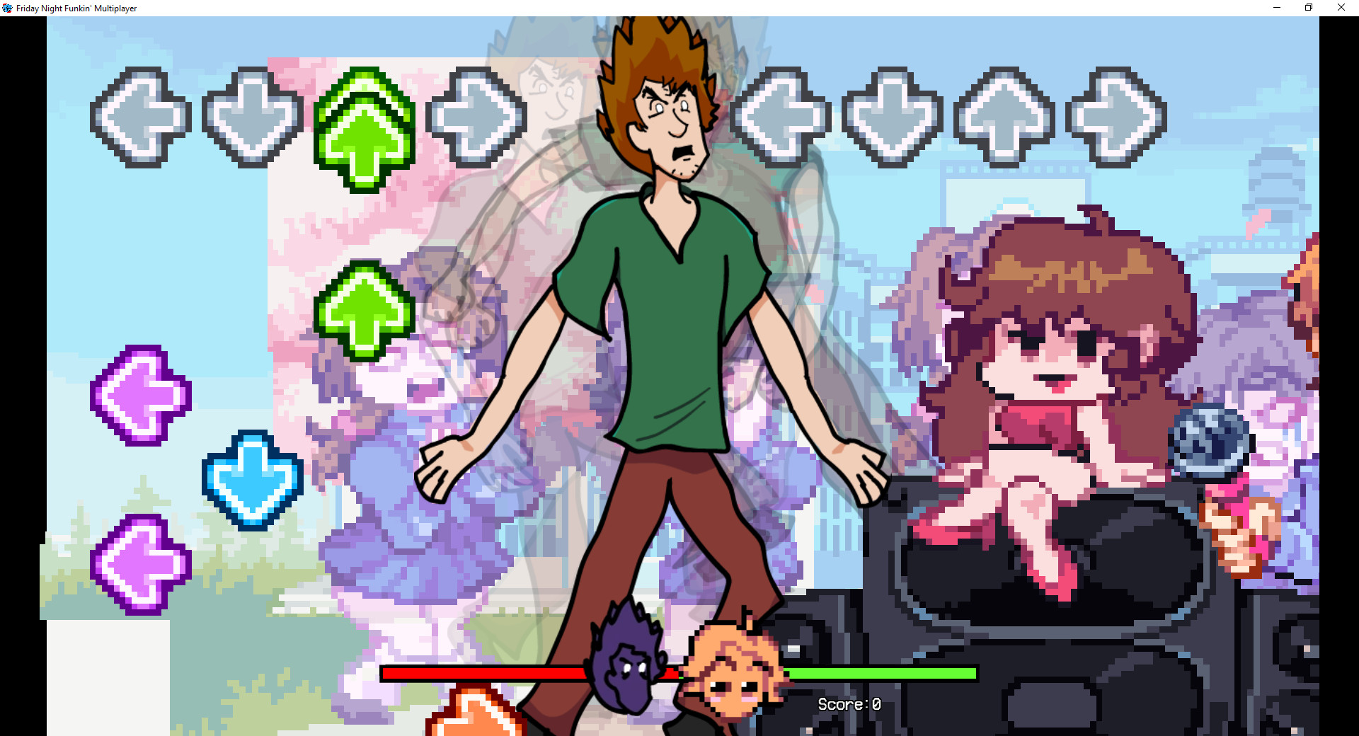 God Eater Shaggy for FNF multiplayer! [Friday Night Funkin'] [Mods]