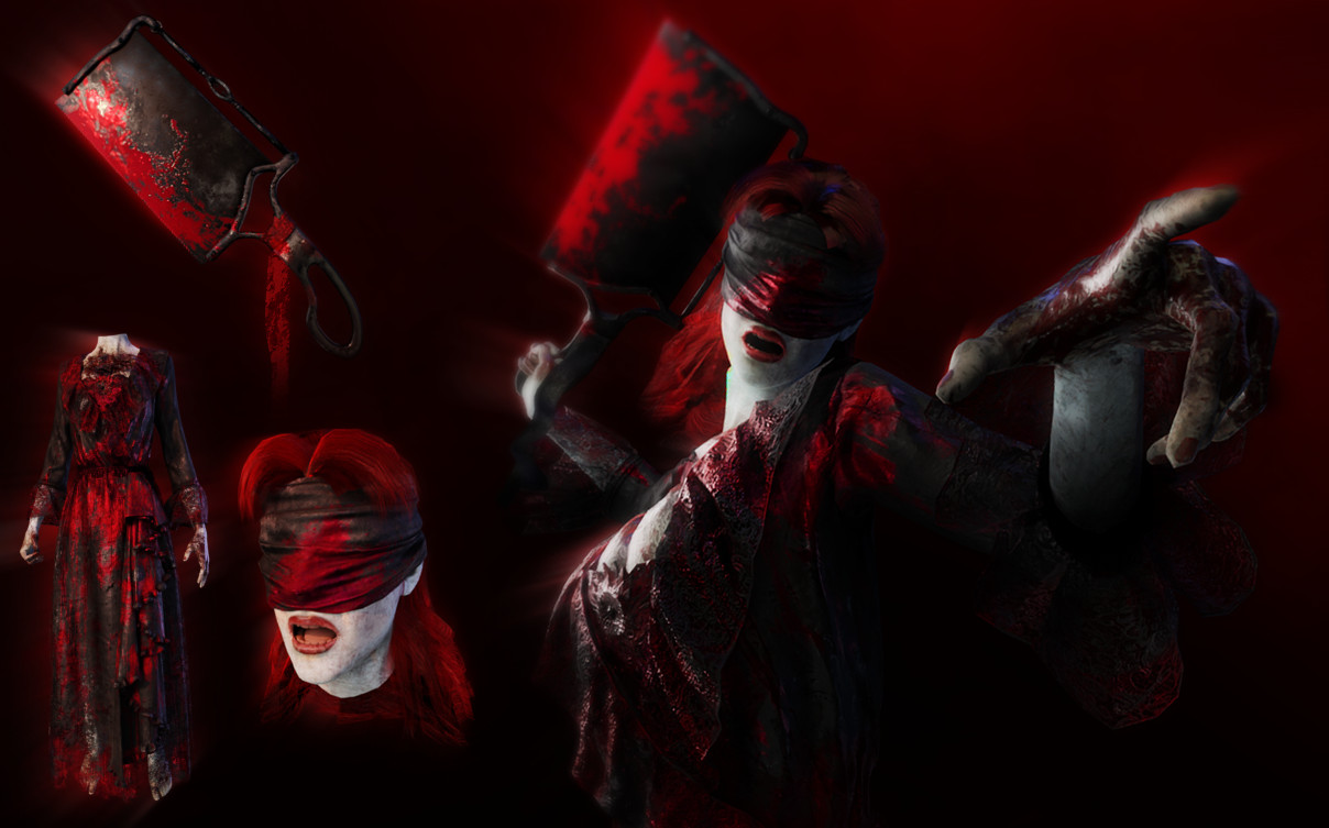 Miss Smithson Black & Red Recolor [Dead by Daylight] [Mods]