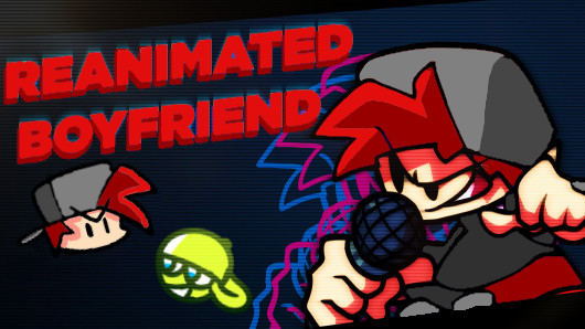 Red And Black Boyfriend Reanimated [Friday Night Funkin'] [Mods]