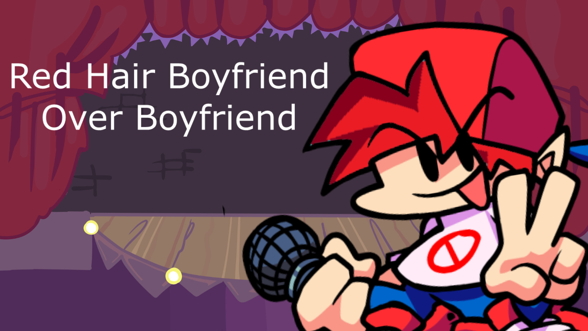 Red Hair Boyfriend Over Boyfriend Friday Night Funkin Mods 8519