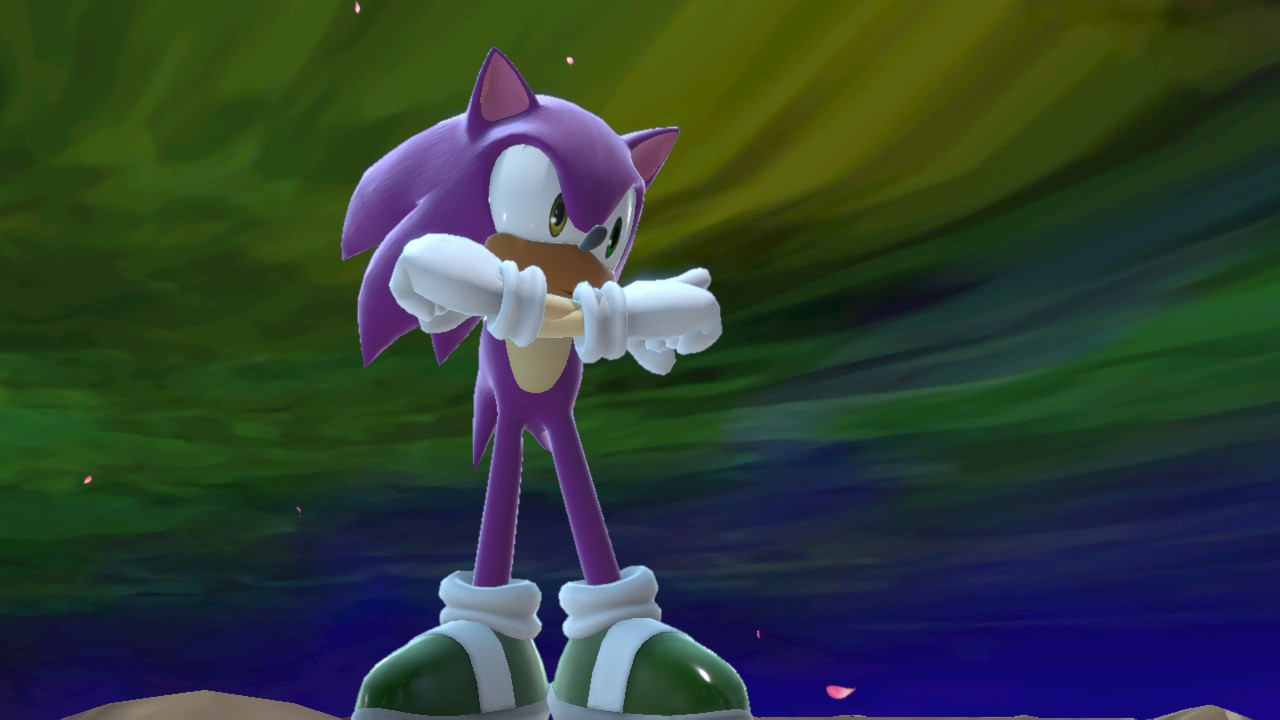 Purple and Green Sonic Mod for Super Smash Bros. Ultimate | SSBU Mods