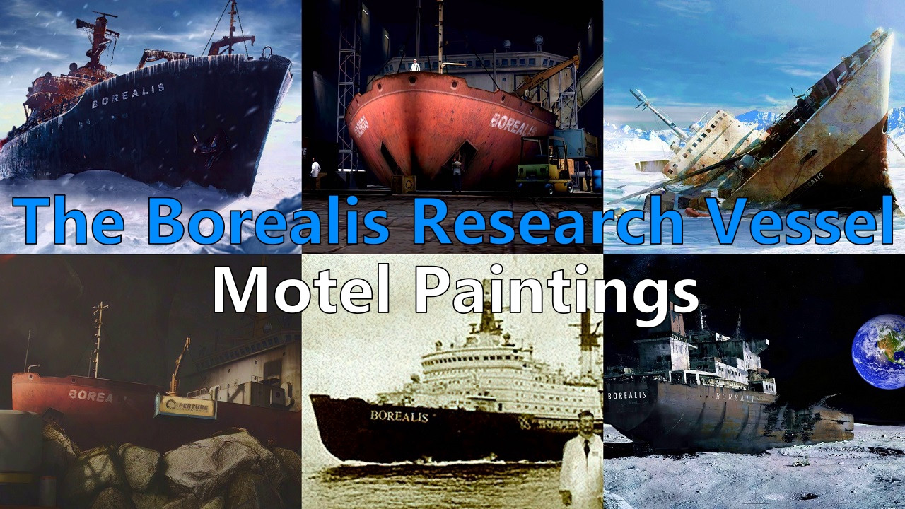 The Borealis Research Vessel Motel Paintings Portal 2 Mods - borealis roblox portal roleplay