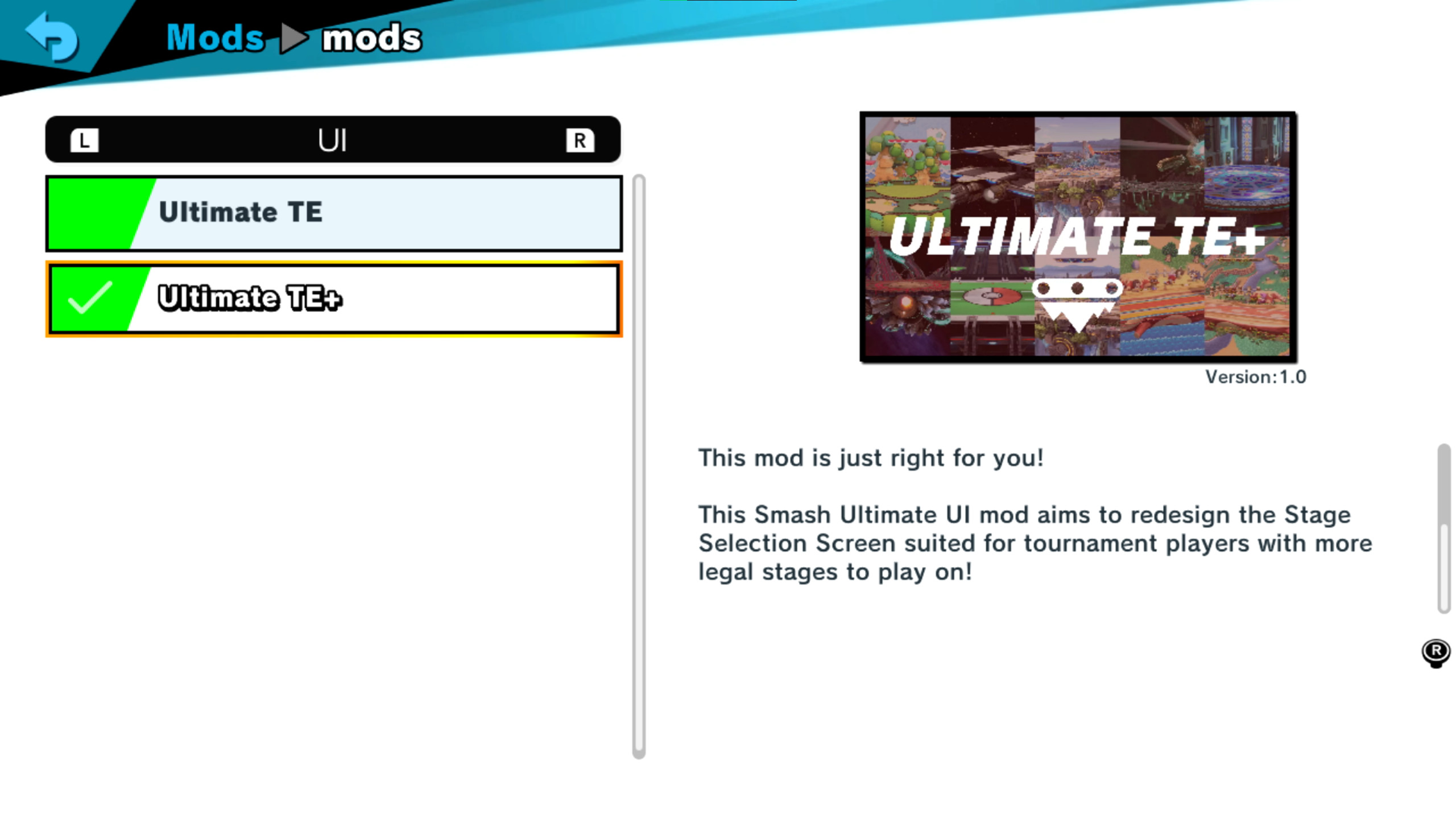 Ultimate TE: SSS Pack [Super Smash Bros. Ultimate] [Mods]